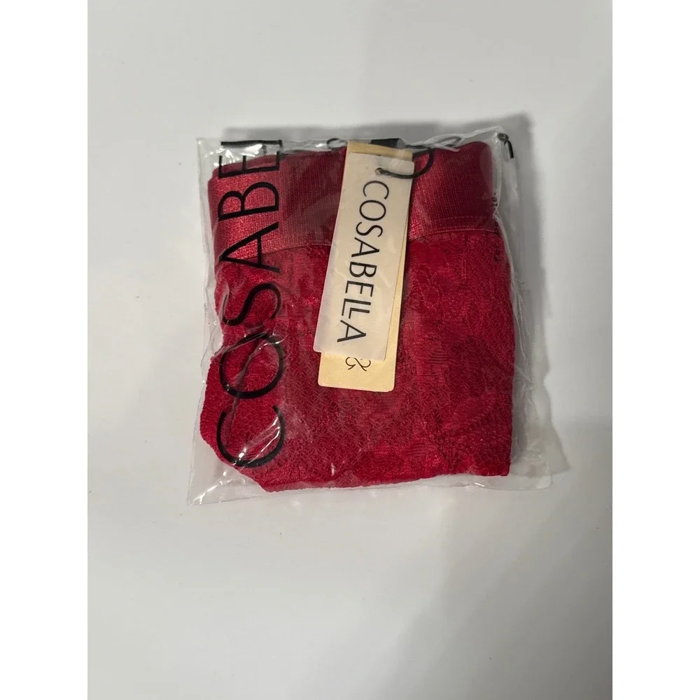 Cosabella‎ Never Say Never Lace Sports Brief Luxury Designer Underwear XL